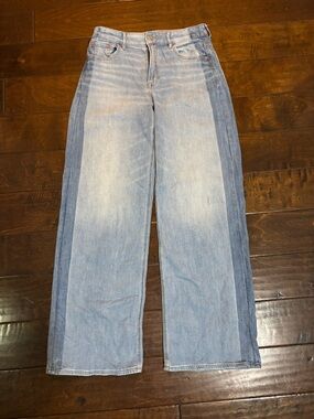 American Eagle Outfitters Denim Jean Super HR baggy size 4
